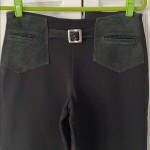 EQUESTRIAN Brand w Suede Waisted Buckle Pants Vintage and Unique